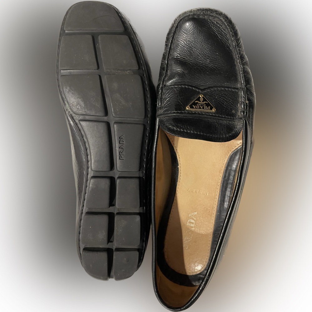 Prada driving loafers